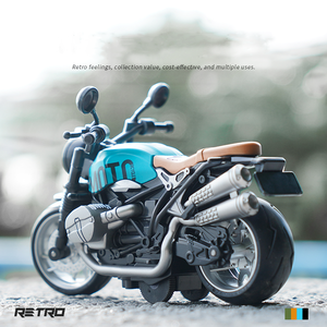 Modellino di Moto in Lega 1:12, Alta Precisione, Miniatura in Metallo da Collezione, Funzionamento a Batteria con Retrocarica per Bambini - Product Image 3