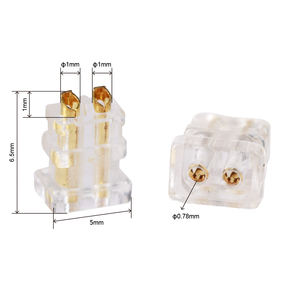 Connecteur Jack pour Écouteurs Intra-auriculaires <span class=keywords><strong>TFZ</strong></span> IEM 2 Broches Femelle pour Moniteurs Intra-auriculaires Personnalisés - Product Image 2