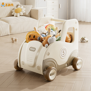 Chariot de marche pour bébé 4-en-1 réglable avec contrôle de vitesse et anti-basculement, trotteur stable en HDPE pour <span class=keywords><strong>tout</strong></span>-petits - Product Image 1