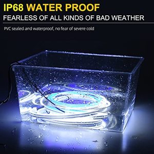 Dải Đèn LED Mui Xe Hơi Loại Điều Khiển Ứng Dụng Đèn Pha Trước Tự Động Sửa Đổi Đèn Trang Trí Nhiều Màu 12V Đèn Chạy Ban Ngày Cho Xe Hơi - Product Image 5