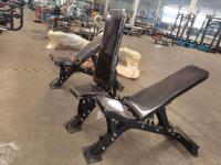 Banc de musculation réglable NO.62 avec rangement pour poids, équipement de fitness professionnel de qualité supérieure pour salle de sport