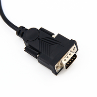 Cable Convertidor Serial RS232 USB 2.0 Macho a DB9 Macho con Blindaje Personalizado y Cubierta de PVC