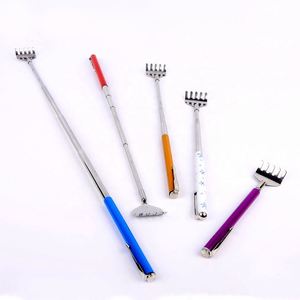 Multicolour Stainless Steel Telescoping Extendable <b>Massager</b> Metal Extended Flexible Telescope Back Scratcher - Product Image 3