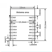 Orida-transceptor inalámbrico, modelo nodemcu esp8266, ESP8266-07