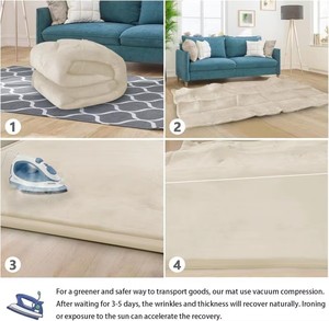 Alfombra de juego de espuma OEM al por mayor de fábrica, tapete de juego moderno personalizado para bebés con base antideslizante para niños pequeños - Product Image 3