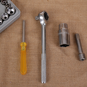 Juego de Herramientas de Reparación de Automóviles de 40 Piezas de Calidad Profesional, Juego de Llaves de Tubo de 1/2 Pulgada, Estuche Rígido de Acero al Carbono, Herramientas de Mantenimiento de Automóviles - Product Image 3