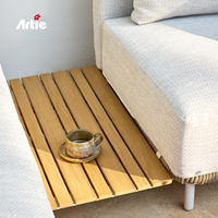 Artie Outdoor Metall möbel Weiß Aluminium Outdoor Sofa Luxus Gartenmöbel Schnitts ofa Outdoor Lounge Set