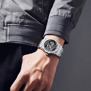 Drop Shipping for Unisex Luxury Mechanical Tourbillon <b>Watch</b> Stainless Steel <b>Skeleton</b> 42mm Analog ETA Movement 22mm Pointer - Product Image 3
