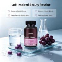 Gummies de biotine en gros : Complément nutritionnel beauté, formule cheveux, peau, ongles, directement de l'usine pour les importateurs