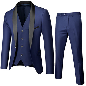 <span class=keywords><strong>Traje</strong></span> de novio mejor hombre Graduación de hombre <span class=keywords><strong>Traje</strong></span> de tres piezas Moda - Product Image 5