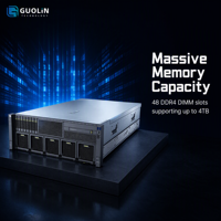 Serveur Barebone FusionServer 5885H V6 4U 4 sockets pour montage en rack, haute disponibilité, hébergement IDC, gestion centralisée