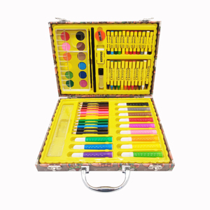 Kit gambar pensil warna-warni 68 potong, Kit seni lukis minyak, hadiah untuk seniman muda - Product Image 1