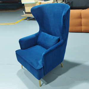 <span class=keywords><strong>Fauteuil</strong></span> luxe de style moderne et contemporain, pour vip, à dossier haut, en velours <span class=keywords><strong>vert</strong></span>, avec ailes - Product Image 6