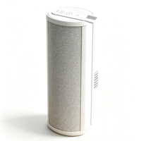 Enceinte colonne passive en aluminium mince pour système de sonorisation mural, haut-parleur de musique d'ambiance commercial intérieur/extérieur
