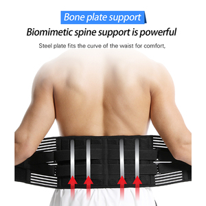 Thể thao có thể tháo rời Pad đàn hồi trở lại lực kéo eo thắt lưng hỗ trợ vành đai eo huấn luyện viên bọc cho giảm đau lưng Thắt lưng - Product Image 3