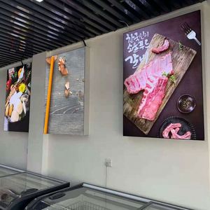 Insegna Luminosa LED Rettangolare in Alluminio da Appendere per Menu di Ristoranti, Cartelloni Pubblicitari per <span class=keywords><strong>Cinema</strong></span> - Formato A4 da Parete - Product Image 6
