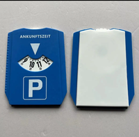 Minuteur de stationnement numérique personnalisé Trustloops, minuteur de stationnement automatique, disque de stationnement pour voiture, grattoir à glace, plastique bleu, OEM ODM