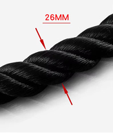 KaraQoton 2022 Corde de triceps en nylon enduit pour poulie de fitness, attache pour machine à câble, 250 kg, durable, usage domestique, noir/rouge, 68 cm