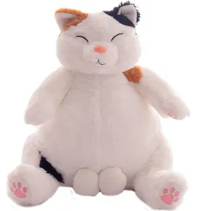 Mainan Kucing Lembut Cheschire Kucing Malas Jepang Lucu 35CM