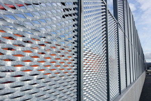 Hàng rào an ninh với an ninh cao ăn mòn và leo kháng mở rộng lưới kim loại - Product Image 3