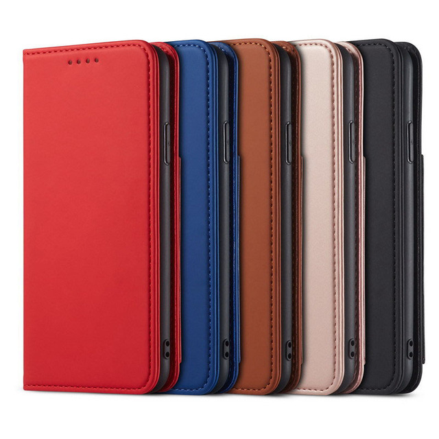 PU Leather Magnetic Flip with Card Slot Wallet Phone Case for Xiaomi Poco X3 F5 11 11T 13 Pro Lite Ultra