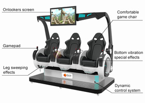 Plateforme <span class=keywords><strong>de</strong></span> simulation <span class=keywords><strong>de</strong></span> mouvement, cinéma VR, parc à thème intérieur pour 3 joueurs, simulateur <span class=keywords><strong>de</strong></span> réalité virtuelle, musée scientifique, jeux <span class=keywords><strong>de</strong></span> réalité virtuelle - Product Image 3