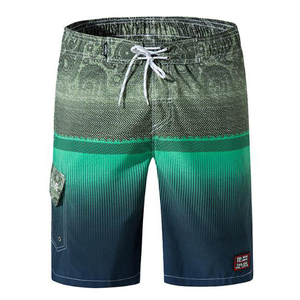 Custom <strong>Men's</strong> Quick Dry Board Shorts Breathable Hawaii Beach <strong>Swimwear</strong> with Mesh Lining and Printed Pattern Bathing Suits - Product Image 6