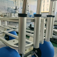 Support de canne à pêche personnalisé pour bateau, garage et rangement de matériel de pêche, fabrication métallique durable, modèle QY