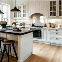 Armoires de cuisine modulaires personnalisées pour toute la maison et accessoires avec robinet, design moderne, armoires de base, vasque de salle de bain