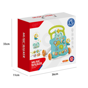 Bao han đẩy Walker sản phẩm em bé hoạt động giáo dục đồ chơi trẻ mới biết đi học tập bé Walker 4 trong 1 với bánh xe và chỗ ngồi - Product Image 3