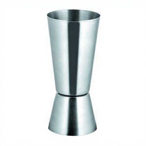 Meilleure vente en acier inoxydable Jigger Peg mesure Jigger avec outil de barre de mesure en métal de style indien - Product Image 1