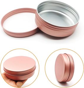 Emballages cosmétiques ronds en aluminium rose gold de 5g, 10g, 15g, 20g, 30g, 50g, 60g - Product Image 6