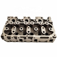 Moteur diesel Yanmar 3 cylindres 3TNV70 NV70, culasse 3 soupapes 3TNV70, ensemble complet de culasse d'occasion pour travaux d'ingénierie