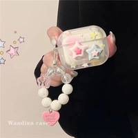 Nouvelles breloques en résine à double couche en forme de cœur et d'étoile, couleur macaron, pour coques de téléphone, pinces à cheveux et fabrication de bijoux