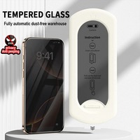 Kit d'installation de protection d'écran en verre trempé anti-poussière 9H, applicateur pour iPhone 12 13 14 15 16 16E Pro Max Plus
