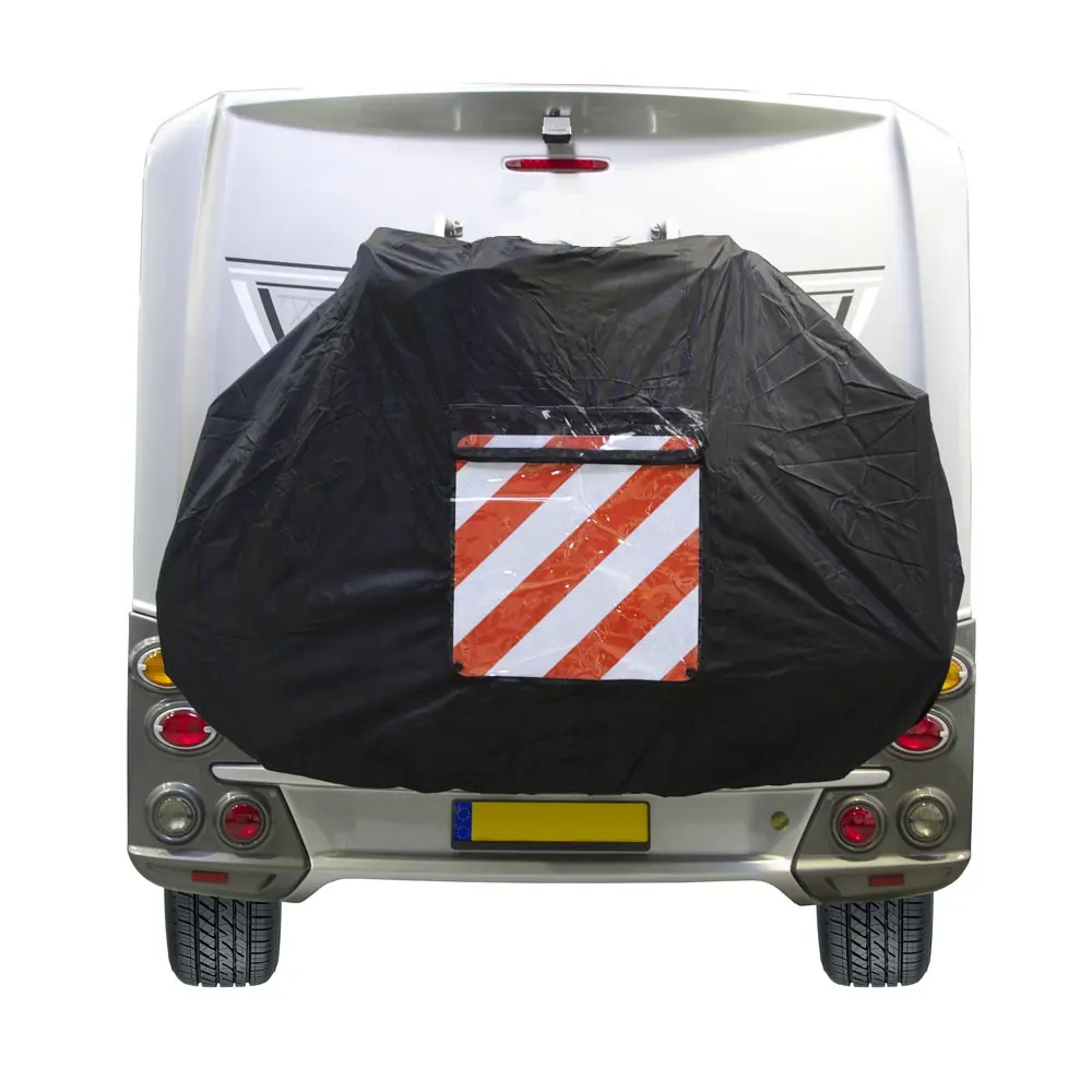 RV bicycle cover and bike rack cover in waterproof polyester fabric