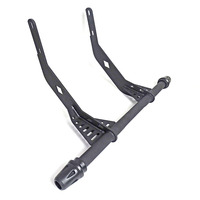 Kit d'accessoires pour moto QJMOTOR Flash 300 : barre de protection arrière, sacoche latérale en cuir et porte-bagages