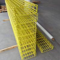 Support de câbles ventilé en treillis métallique en acier thermolaqué pour projets de centres de données et salles informatiques