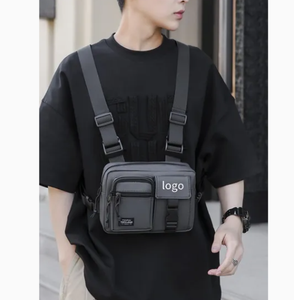 男性と女性のための新しいクロスボーダークールな戦術的なチェストバッグ複数のナイロンポケット付きの流行の屋外ベストバックパック - Product Image 5