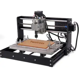 Venda quente Twotrees Diy Cnc 3018 Pro Mini Cnc Madeira Router Máquina De Gravura A Laser De 3 Eixos E Roteadores De Madeira