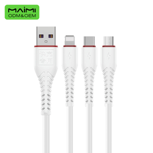 Cable de Datos USB Maimi Burable con Núcleo de Cobre de 100CM Resistente a la Flexión, Cable de Carga Rápida Tipo-C para Teléfono Móvil - Product Image 1