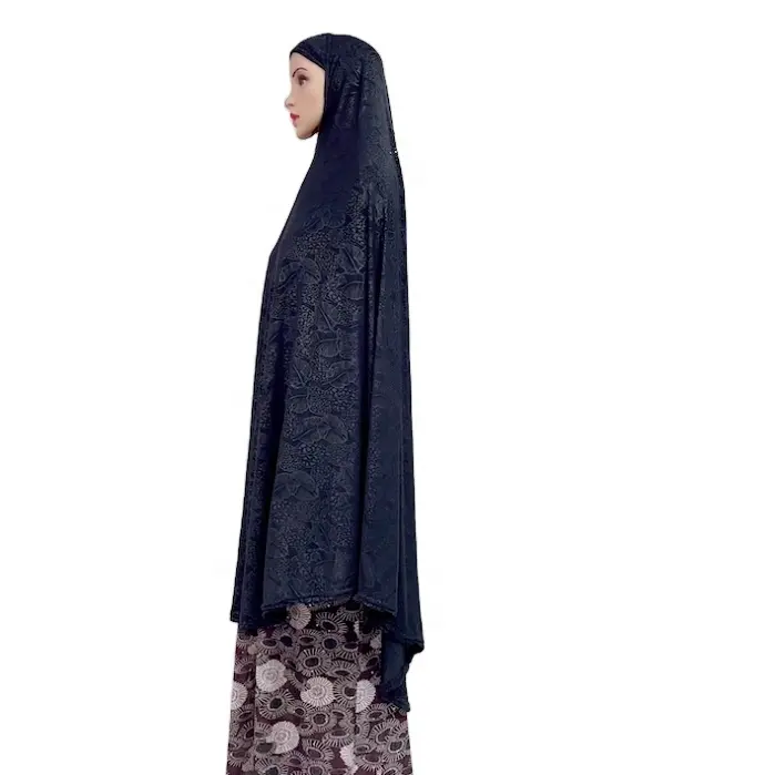 MC-1630 Hoge Kwaliteit Abaya Zwarte Islamitische Kleding Moslim Eid Bescheiden Khimar Hijab Abaya Steen Hijaabs XL-2XL