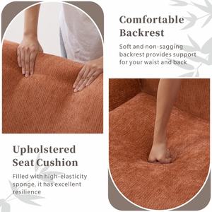 Fauteuil d'appoint portable surdimensionné moderne, fauteuil simple sans ossature, fauteuil en chenille, fauteuil confortable pour la <span class=keywords><strong>lecture</strong></span>, fauteuil de salon profond pour la maison ou le bureau - Product Image 3