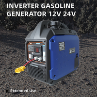 Umweltfreundlicher 50Hz Inverter Benzingenerator 12V DC-Ausgang Tragbares 4-Takt-Motorgeneratorset für Klimaanlagen Leichtgewicht