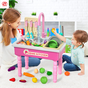 Juego de Cocina de Juguete para Niños con Fregadero de Simulación, Juguete Educativo STEM para Casa de Juegos Infantil con Sistema de Ciclo de Agua Automático y Escurridor de Platos - Product Image 3