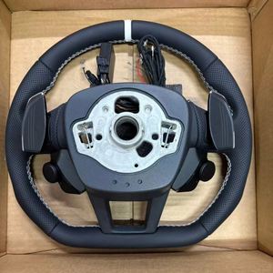 Volant en cuir style R8 <span class=keywords><strong>S</strong></span>-<span class=keywords><strong>Line</strong></span> pour <span class=keywords><strong>Audi</strong></span> B9 A1 A3 8V S3 A4 B8 S4 <span class=keywords><strong>A5</strong></span> S5 A6 S6 S7 A7 A8 Q3 Q5 Q7 RS3 RS4 RS5 RS7 - Product Image 3