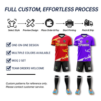 Fabrication sur mesure de tenues de football souples et résistantes à l'usure avec tissu respirant pour l'entraînement des équipes