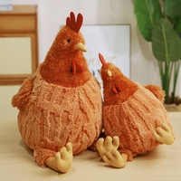 Peluche personnalisée avec logo, poussin Cecil, coq Krini, poulet apaisant, animal en peluche, poupée, coussin décoratif, cadeau, vente en gros