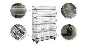 Eczane için mobil küçük raf sepeti kırtasiye ve oyuncak mağaza ekmek vitrin rafı kantin için tekerlekler üzerinde vitrin rafı s - Product Image 6