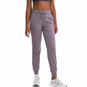 Women's Casual Women's Mid Waist Long Jogger Quick Dry Breathable <b>Fleece</b> <b>Leggings</b> with Pockets Fitness Streetwear Joggers - Product Image 6